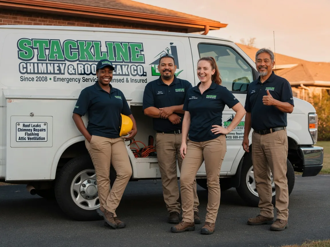 Chimney flashing repair company in Cortland, IL